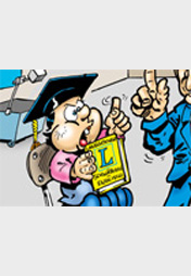 Klein-Lena lehrt "Inglisch"