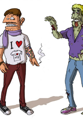 HIPSTERS vs. Zombies