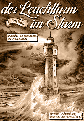 Der Leuchtturm im Sturm