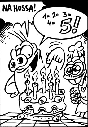 Schweinevogel 003 - "Gratulle un so!"