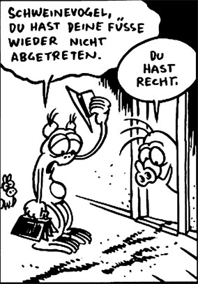 Schweinevogel 012 - "Rechthaben!"