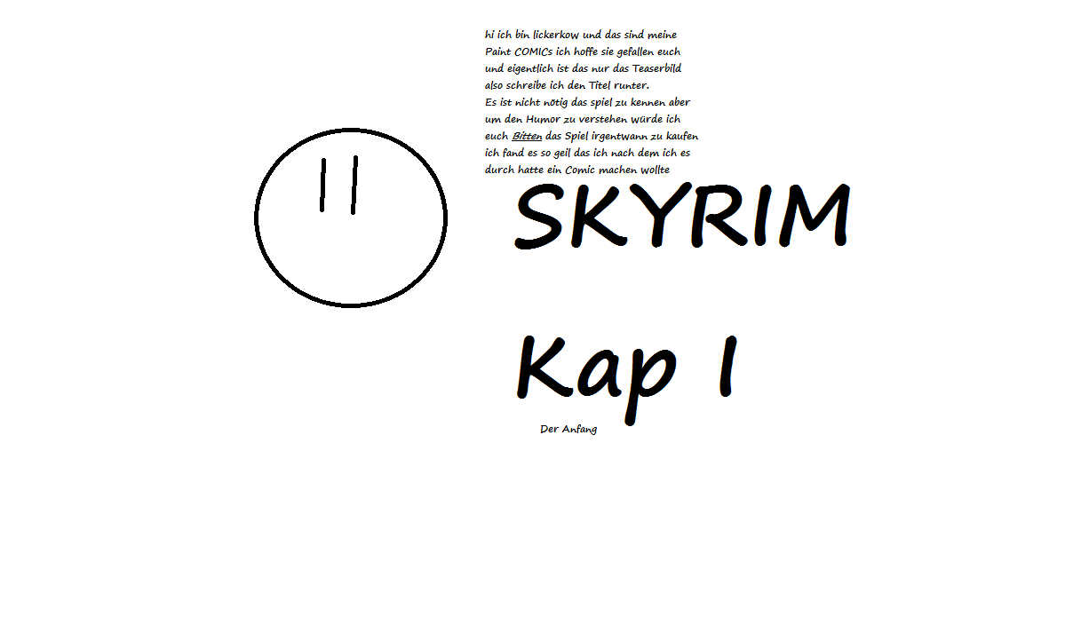 A SKYRIM Comic (german)