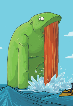 Als ich mal auf hoher See verschollen war