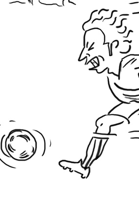 Fehler in der Fußballmatrix