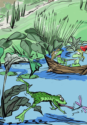 Die Frösche fordern einen König