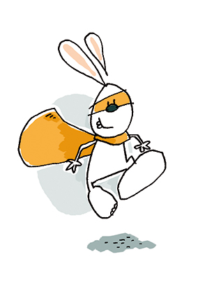 Aus dem Alltag eines Superheldenkaninchen