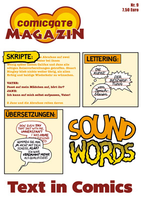 Comicgate-Magazin 9: Text in Comics