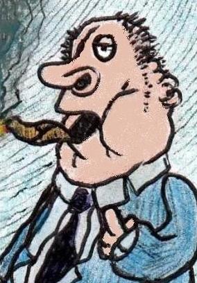 Der fröhliche Raucher