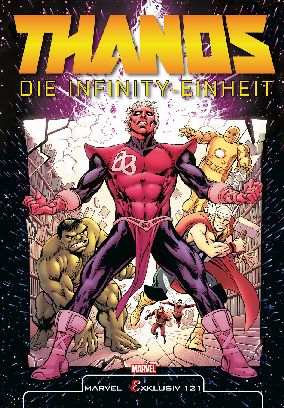MARVEL EXKLUSIV 121: THANOS - DIE INFINITY-EINHEIT SOFTCOVER