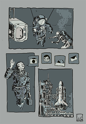 Astronaut in 20 Sekunden