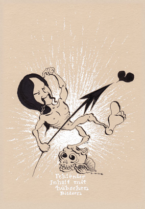 Fehlender Inhalt mit hübschen Bildern