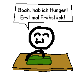 Comic zum Frühstück
