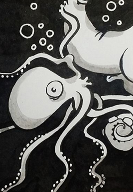 Inktober 2017 - Dachma