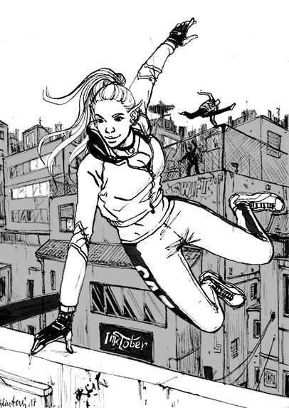 Inktober 2017 - Helen Aerni