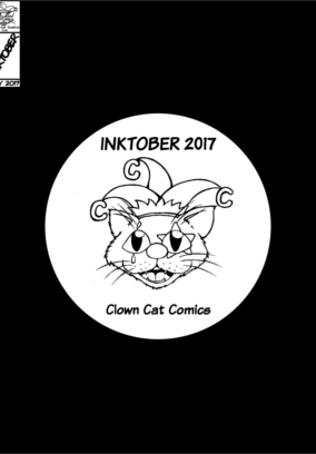Inktober 2017 - Clown Cat Comic