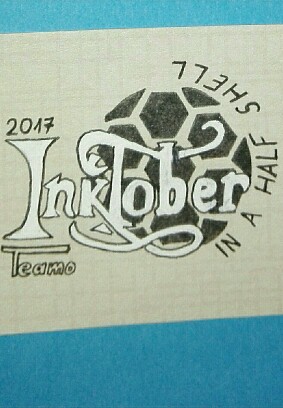 INKTOBER 2017in a half shell