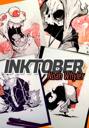 Inktober 2017 Noah Whyler