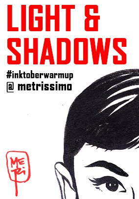 Creatures of light and shadows - Inktober Warmup 2018