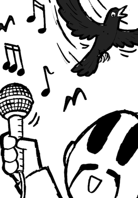 Alternative mit Vögeln