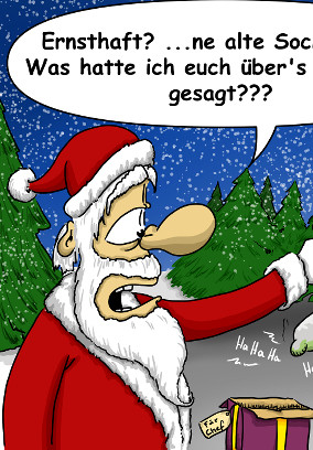 Weihnachts-Cartoon
