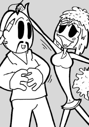 Inktober-Warmup 2023: "Maske"