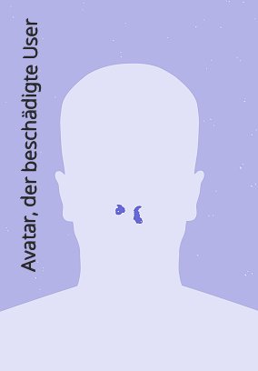 Avatar, der beschädigte User