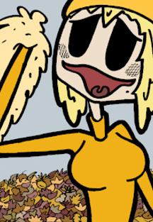 Inktober-Warmup 2024: "Laub"