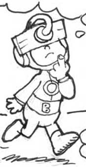 Skizzen zu BRETT der tapfere Raumpilot