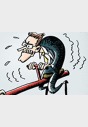 Steuern hoch und runter