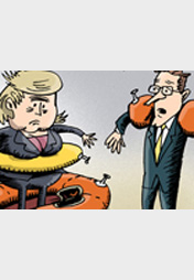 Strategiemeeting der Regierungskoalition