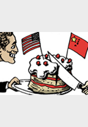 Obama und Hu feiern ganz groß