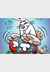 Schweinevogel Osterpost