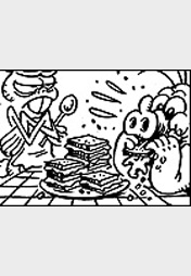 Schweinevogel Selbstbestrafung