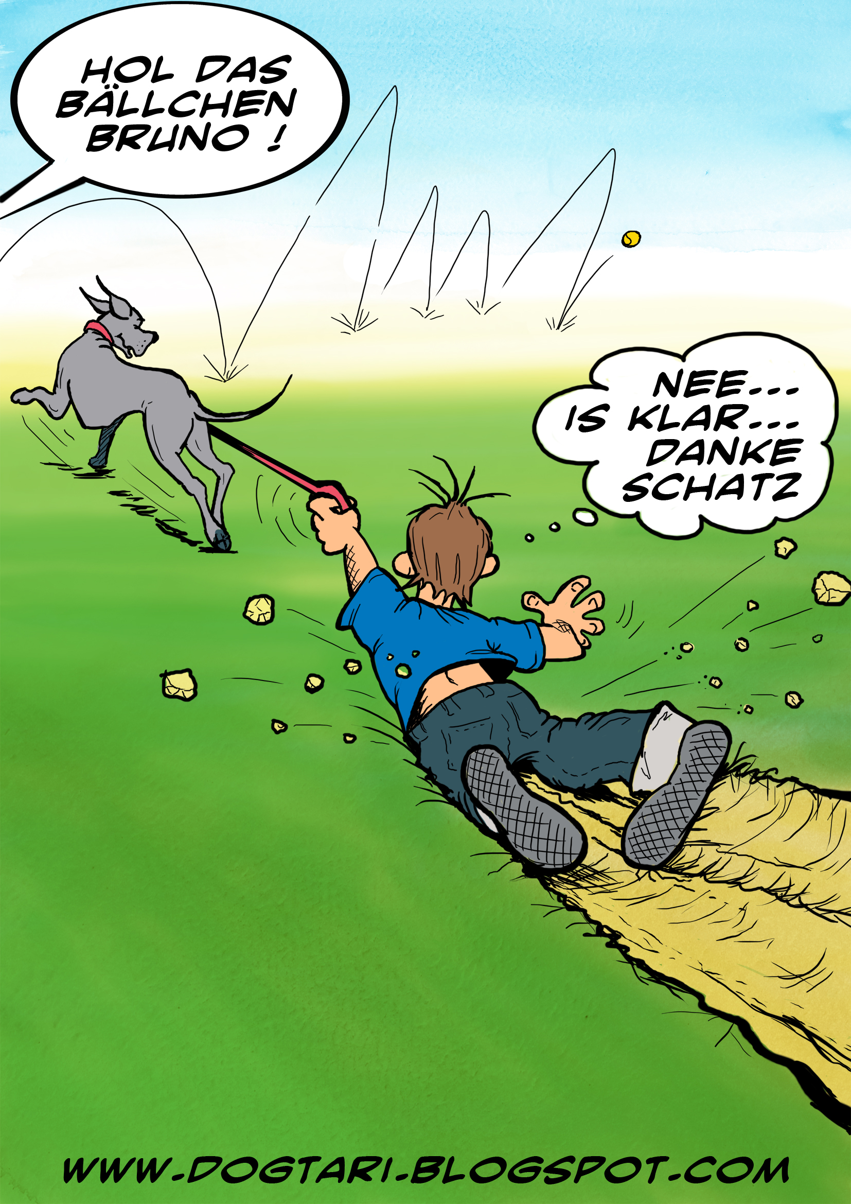 Der will nur spielen!