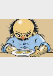 Lehrer im Restaurant