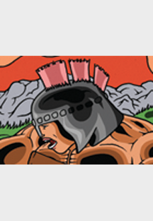 Shorty the warrior in GREEN DEATH