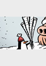 Schweinevogel Valentinstag