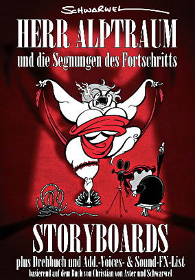 Art Of Animation "Herr Alptraum und die Segnungen des Fortschritts Storyboards"
