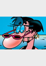 Cartoon von Stefan Bayer: Sonnenschutzcreme