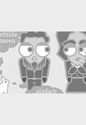 Depressiver Detlef & Dröge Dörte mit Hase Manfred