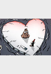 Schweinevogel Valentinstag