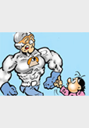 Klein-Lena trifft Ultra-Män!