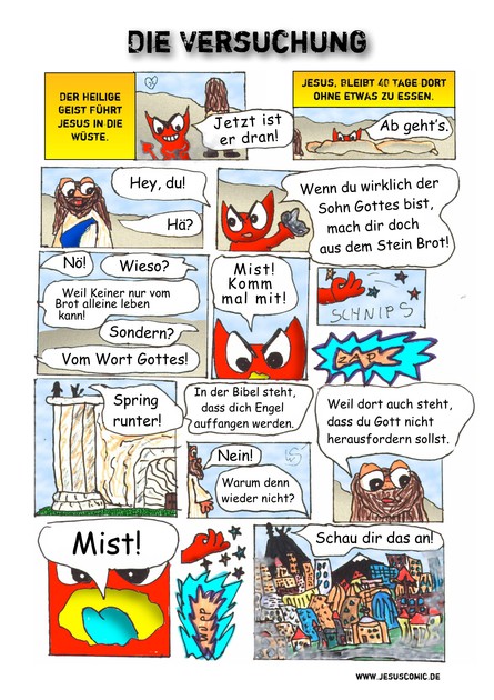 JesusComic: Kapitel 3: Die Versuchung