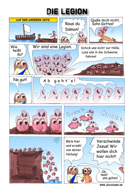 JesusComic: Kapitel 10: Die Legion