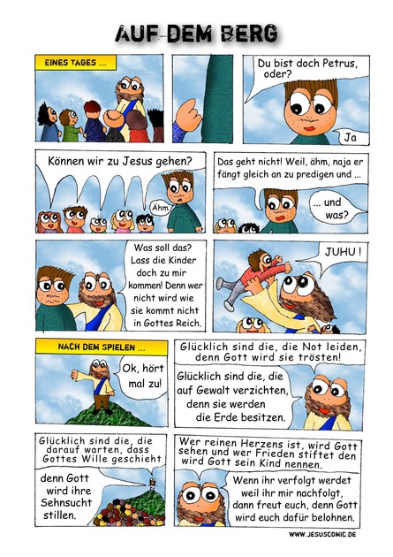 JesusComic: Kapitel 14: Auf dem Berg
