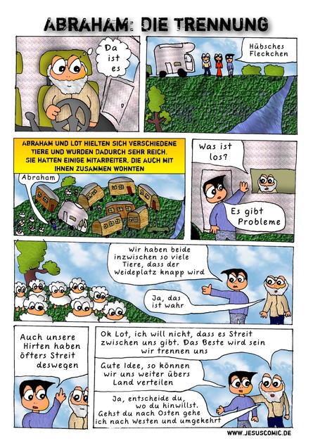 JesusComic Preloaded: Kapitel 7: Abraham - Die Trennung