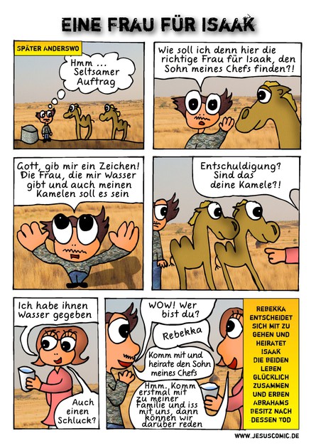 JesusComic Preloaded: Kapitel 13: Eine Frau für Isaak