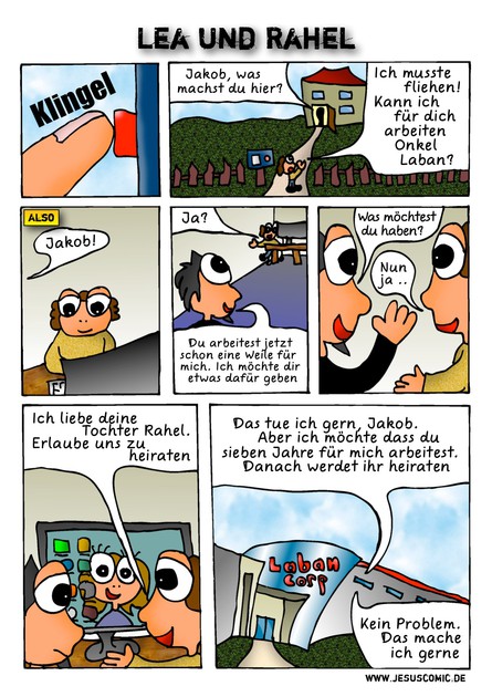 JesusComic Preloaded: Kapitel 16: Lea und Rahel