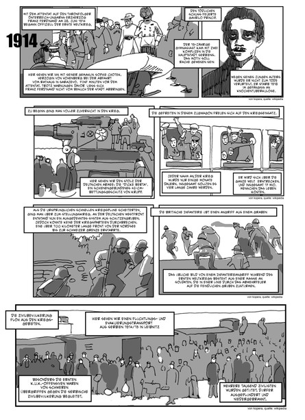 Erster Weltkrieg Comic