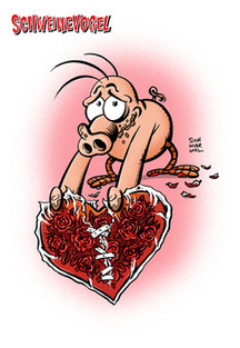 Schweinevogel Valentinstag